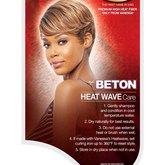 Beton Vanessa Hair Full Wig Adjustable Fashion Short Pixie Cut Layers Black Wome - Picture 6 of 7